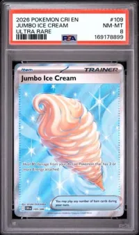 PSA 8 Jumbo Ice Cream, Chaos Rising, in a PSA slab