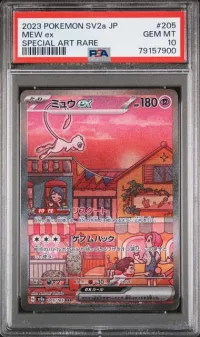 PSA 10 Mew ex, Pokémon Card 151 (Japanese), in a PSA slab