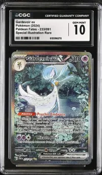 CGC 10 Gardevoir ex, Paldean Fates, in a CGC slab