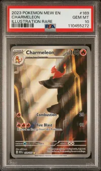 PSA 10 Charmeleon, 151, in a PSA slab