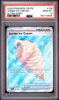 PSA 10 Jumbo Ice Cream, Chaos Rising, in a PSA slab
