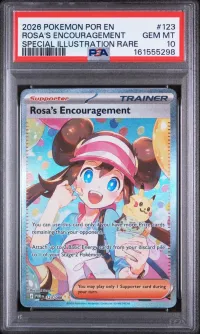 PSA 10 Rosa's Encouragement, Perfect Order, in a PSA slab